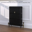 CI-SH745-10-MET-ANTH-LS01 - Shelbourne 3 Column Victorian Cast Iron Radiator H745mm x W894mm CI-SH745-10-MET-ANTH-LS01 - Shelbourne 3 Column Victorian Cast Iron Radiator H745mm x W894mm